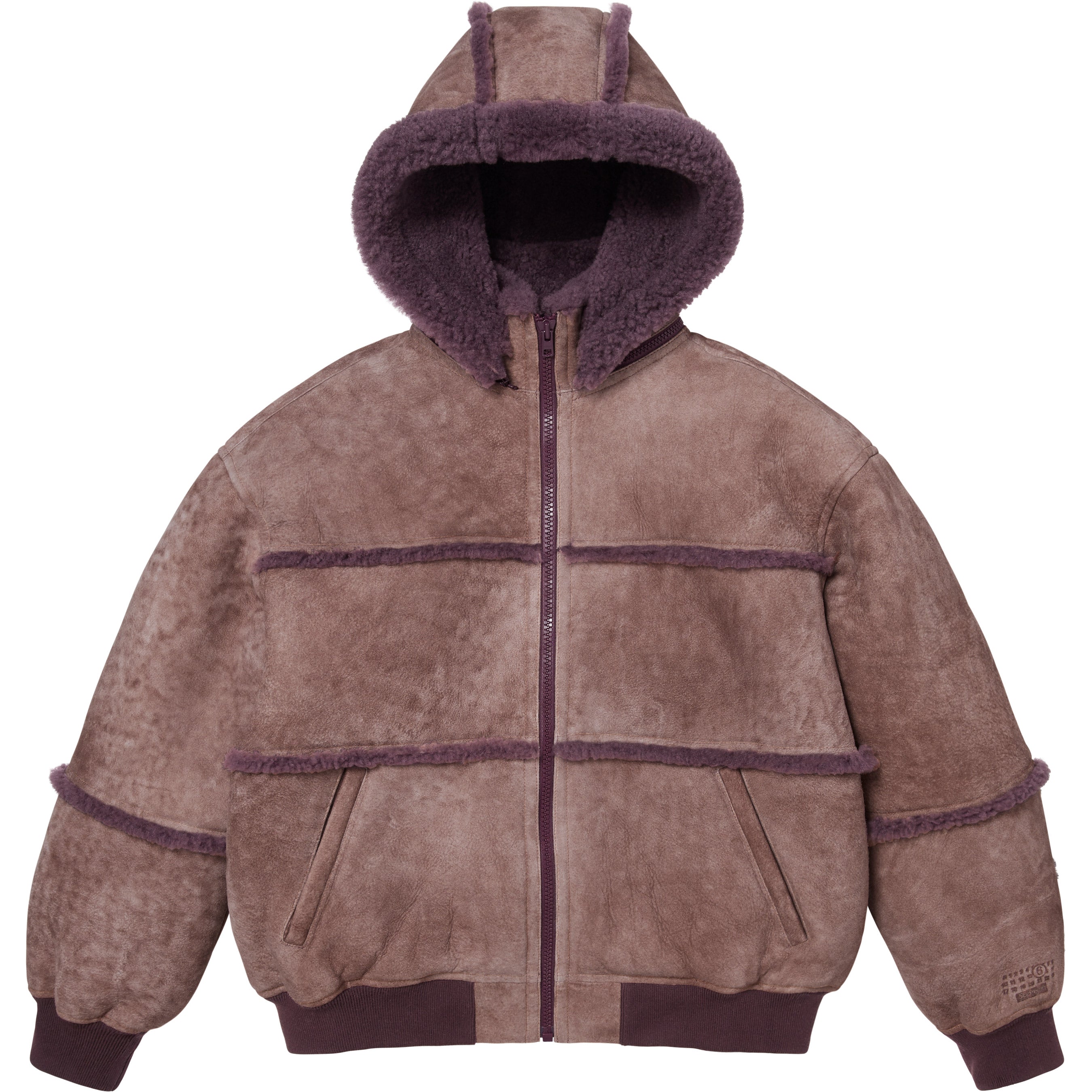Supreme®/MM6 Maison Margiela Hooded Shearling Bomber Jacket view 15